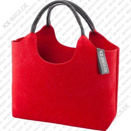 3410-59-0 Filztasche Shopper Countrystyle rot/anthrazit
