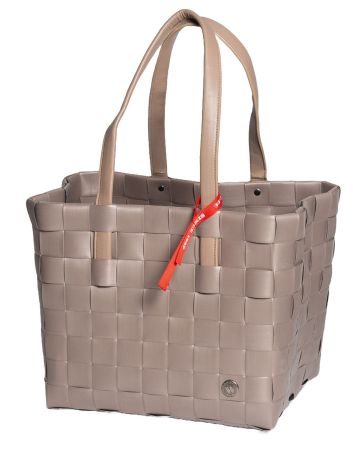 5050-52-0U Shopper Klassik PLUS PU-Lederhenkel FARBE: TAUPE