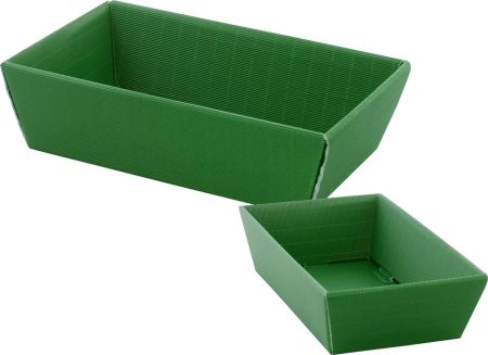 Geschenkkarton 19 x 14x 10 cm grün rechteckig 5500-46-0 (1 Stück)