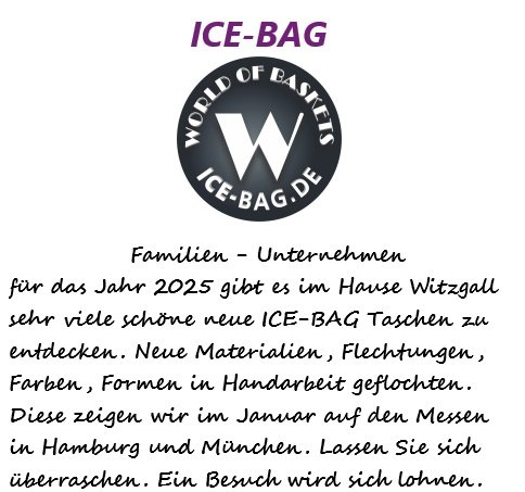 Taschen Shopper und Korbwaren aus der World of Baskets von Witzgall ICE BAG.DE TASCHEN UND SHOPPER VON WITZGALL