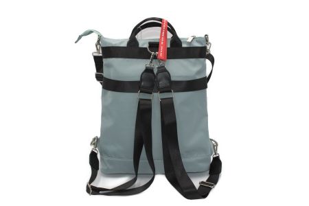 6088-40-0 TROIS HELLBLAU Rucksack, Umhängetasche und Handtasche