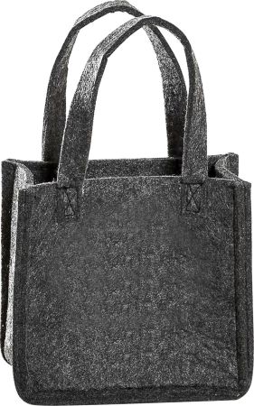 3514-55-0 kleine Filztasche anthrazit 15 x 8 x 14 cm