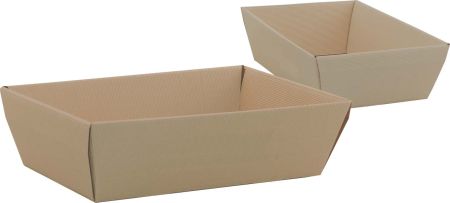 Geschenkkarton 19 x 14x 10 cm natur rechteckig 5500-22-0 (1 Stück)