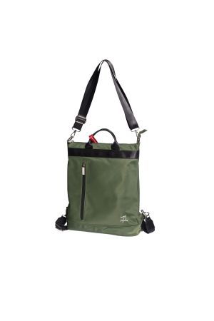 6088-45-0 TROIS DUNKELGRÜN Rucksack, Umhängetasche und Handtasche