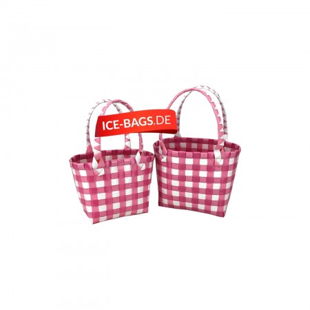 5014-38 Witzgall Kindershopper ICE-BAG Kunststoff geflochten - rosa
